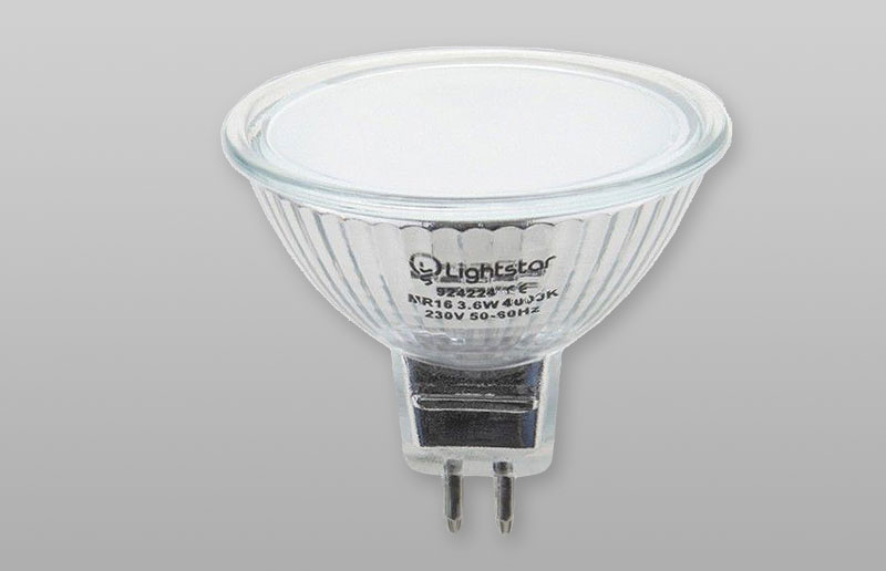 Лампа светодиодная MR16 GX5.3 220V 3.6W CW