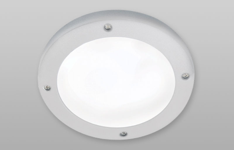 Светильник Экола GX53 LED накладной алюминий белый